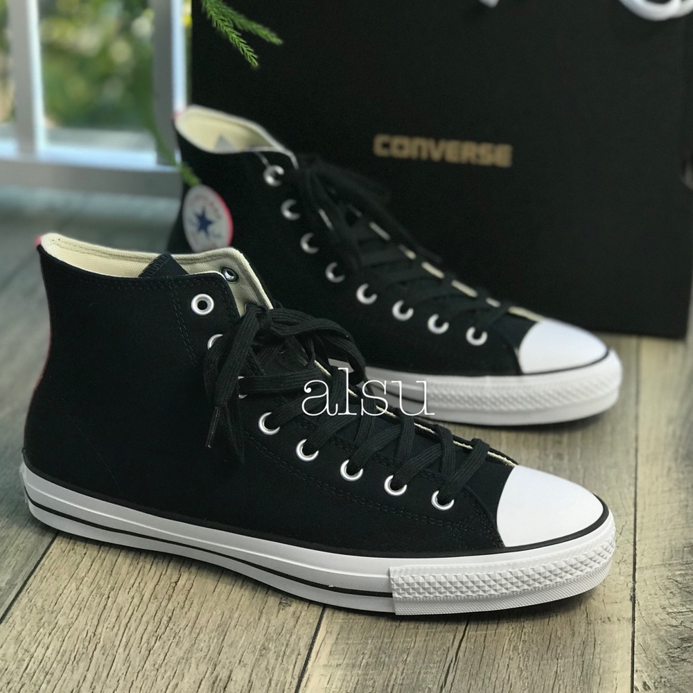 Converse Ctas Pro HI Black Pink Glow M AUTHENTIC - Picture 2 of 7